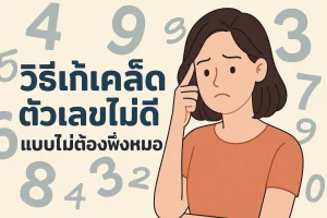 แก้เคล็ดตัวเลขไม่ดี